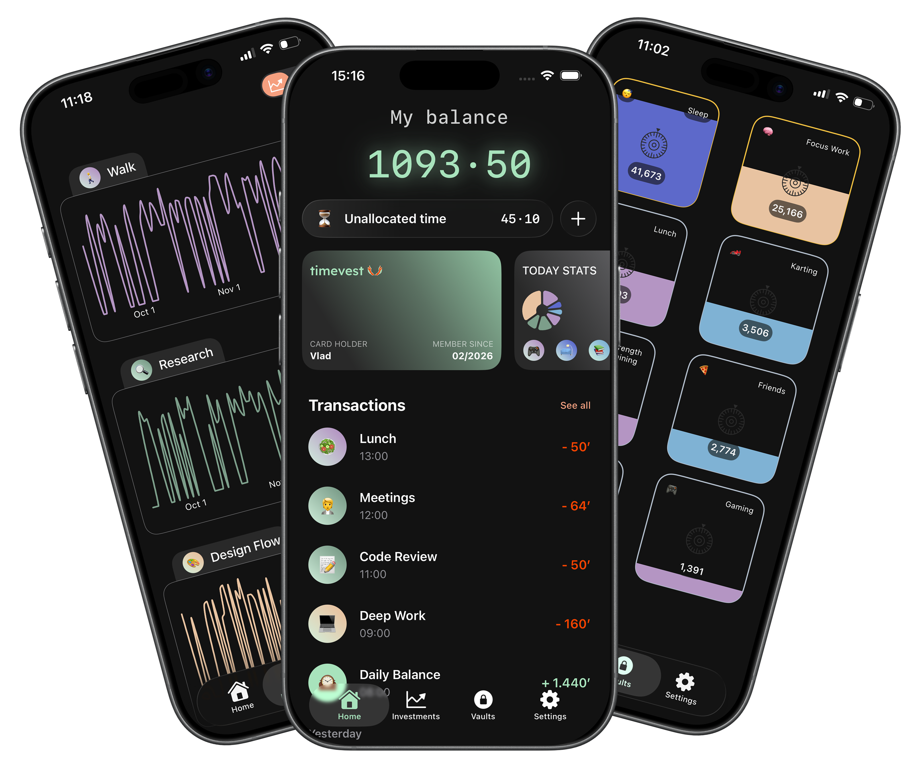 timevest app preview